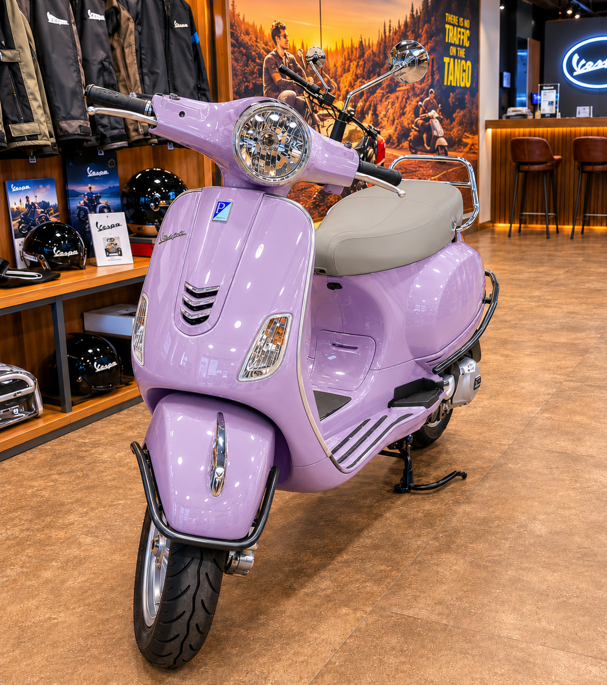 Vespa 150 Premium Accessories Kit | Heavy Duty Metal Build | Matte Black Powder Coated Finish | Stylish Protection & Touring Combo