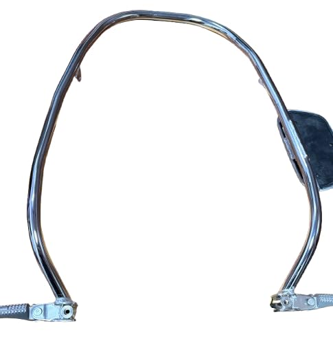 Scooter Crash Guard for Vespa Models, Chrome Plated Steel, Universal Fit for All Models
