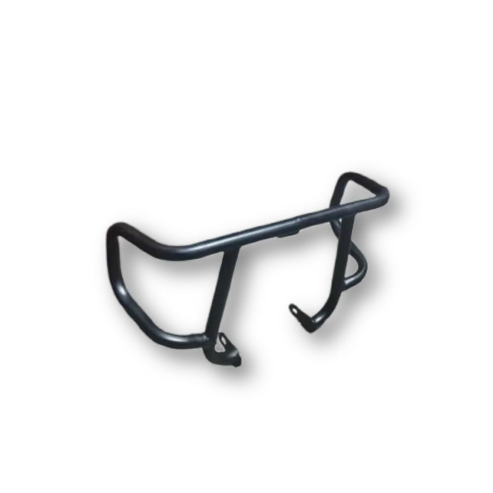 Asco Motors Leg Guard Compatible and for Royal Classic, Standard Enfield (2022-2025) & Meteor (2021-2025) Stainless Steel Black 2-Bend Airfly Black Leg Guard for Your RE Meteor and Royal Classic.