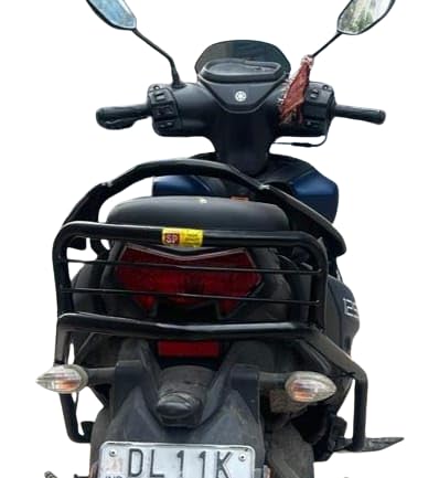 Asco Motors Crash Guard Crash Guard with Frame Slider Leg Guard Compatibility with for Yamha RAYZR BS6OE Type Perfect FITTMENT Heavy Quality Metal with Premium Powdered Coating