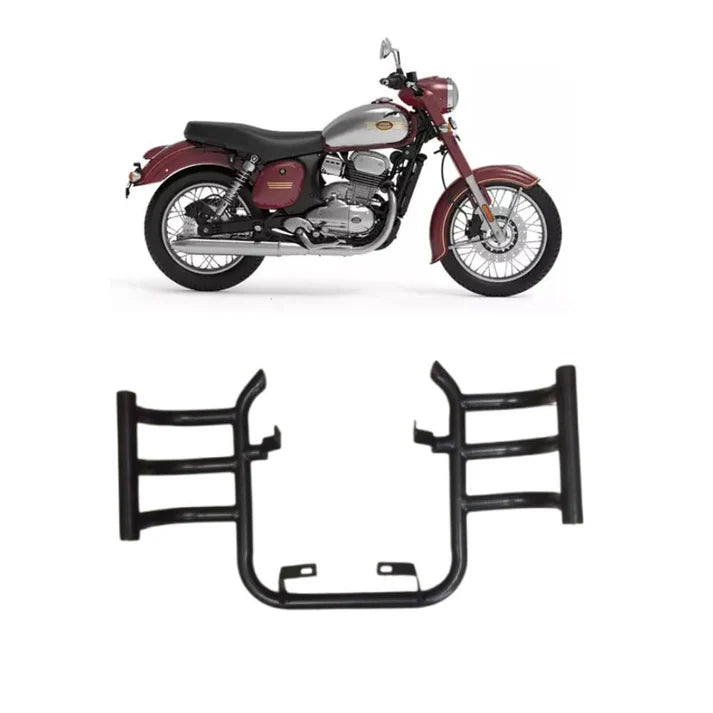 Asco Motors Guard Compatible with Jawa 42 FJ Motorcycle | 3 Rod Airfly Crash Guard | Compatible for Jawa 42 FJ, Jawa 42 2.1 and Jawa Classic Bikes for Model Yezdi Roadster 2025 & Above
