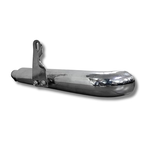 Exhaust Silencer Stainless Steel Classic 500, Electra For Royal Enfield