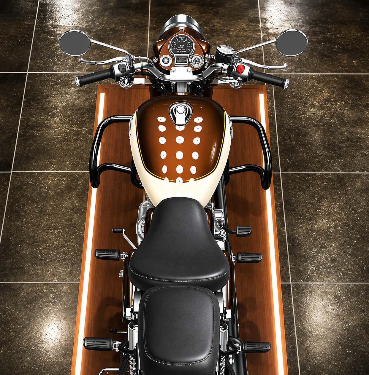 Airfly EVO Engine Guard & Leg Guard for Royal Enfield Classic 350 (2022-2026) | Heavy Duty CRC Steel Crash Guard | Matte Black Powder Coated Finish | Premium Protection & Stylish Design