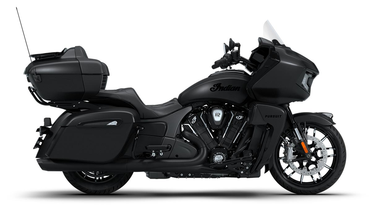 Indian Pursuit Dark Horse Black Smoke