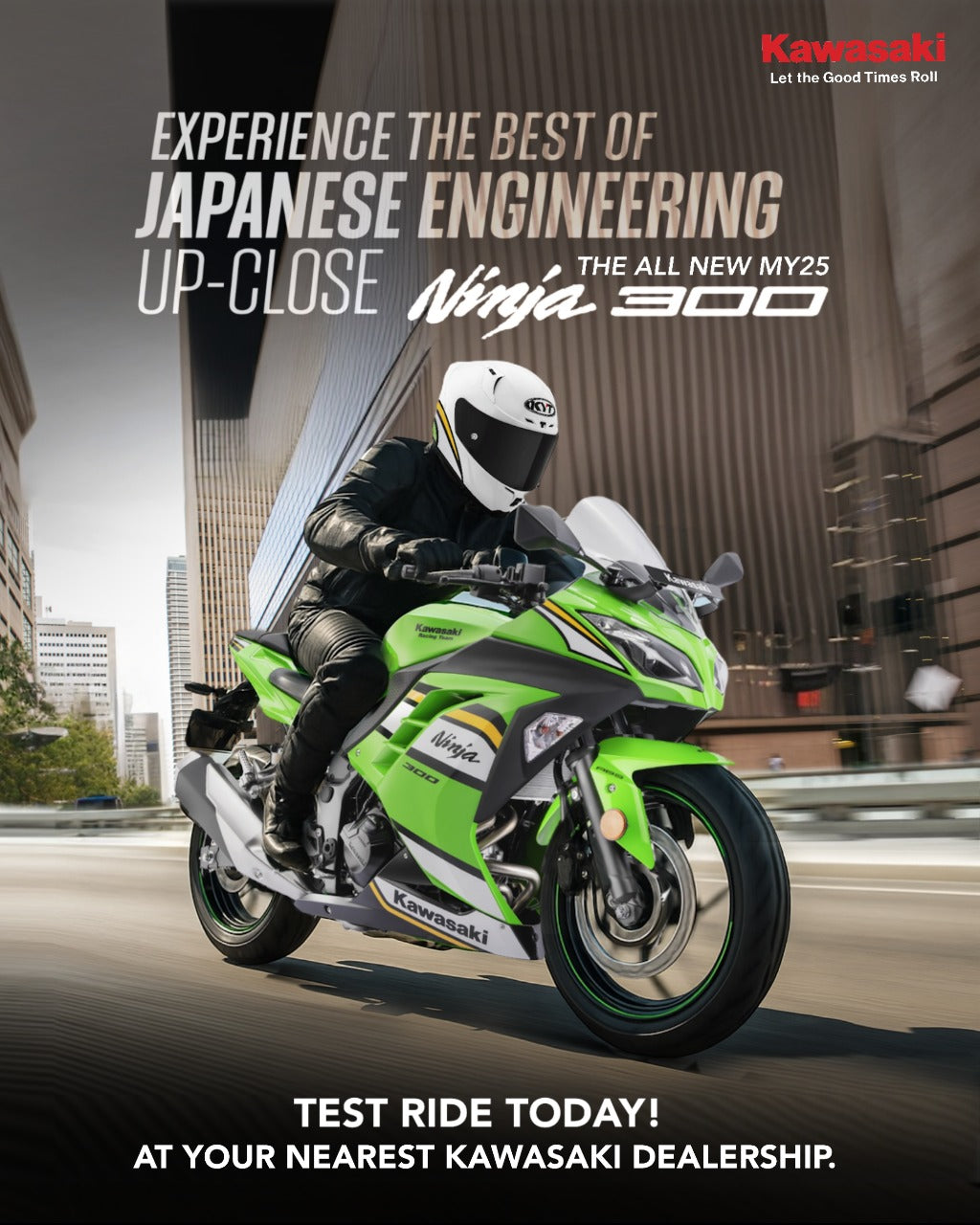 Feel the Ninja Spirit. Ride the Legend