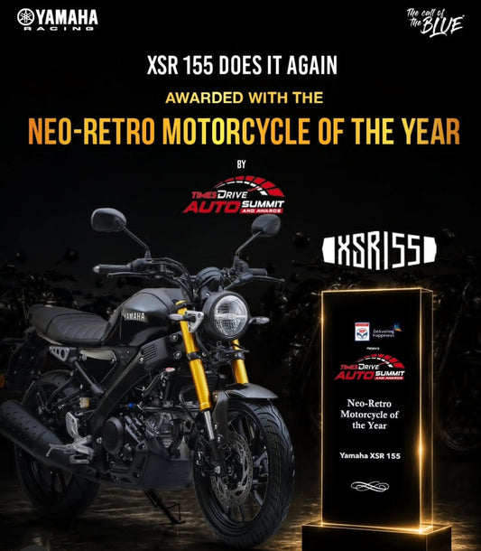 Yamaha XSR 155 Wins Neo-Retro Motorcycle of the Year in Delhi – Experience It at Asco Motors