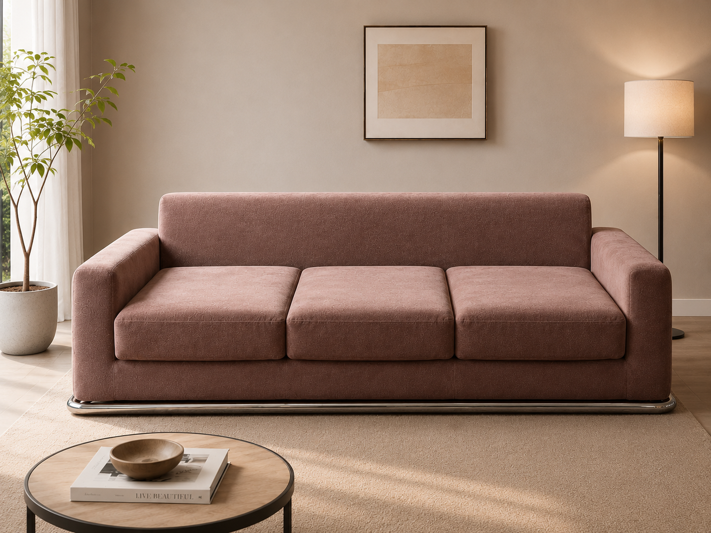 Premium Metal Railing Sofa Base | Stainless Steel Frame Support for Modern Sofas | Enhanced Stability, Safety & Luxury Design