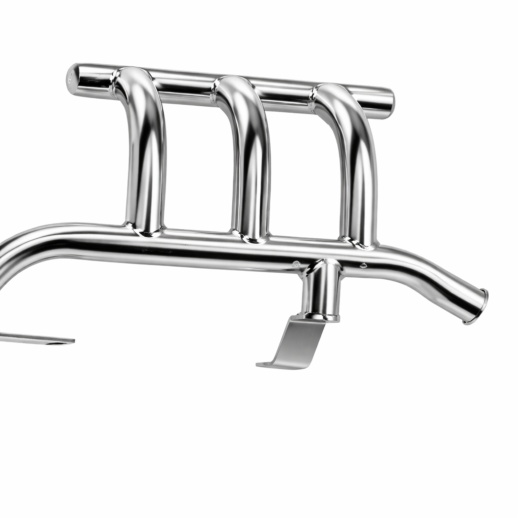 Engine Guard / Leg Guard 3 Bend (1.25 Inch) Heavy-Duty Stainless Steel – Compatible with All Jawa Models (2025–2026) | Fits 42, 42 FJ, Perak, Bobber & Classic 350 | Premium Chrome Finish Crash Guard