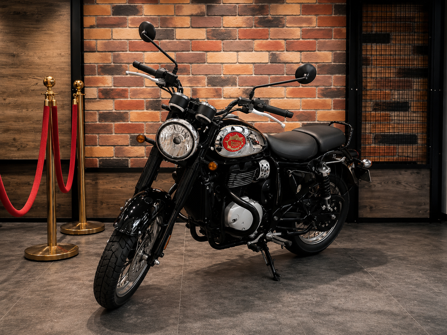 BSA Goldstar 650 Heavy Duty Leg Guard | Premium Black Finish Crash Guard Protector for BSA Gold Star 650 Motorcycle Accessories