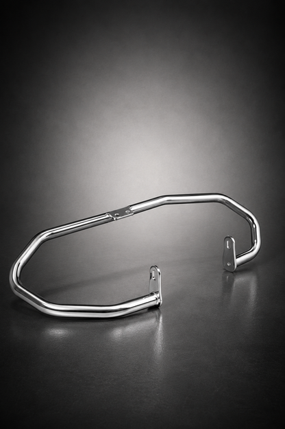 Octagone Leg Guard & Engine Guard for Royal Enfield Classic 350 (2022-2026) – Heavy Duty 1.25 Inch Crash Guard, Chrome Finish | Compatible with Heritage Premium, Heritage Classic, Signals, Dark, Classic Chrome & Redditch
