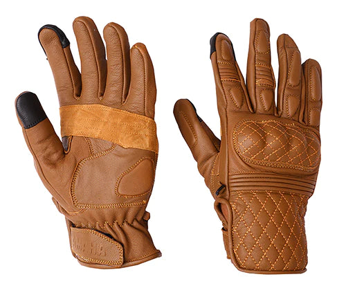 Brown Leather Riding Gloves
