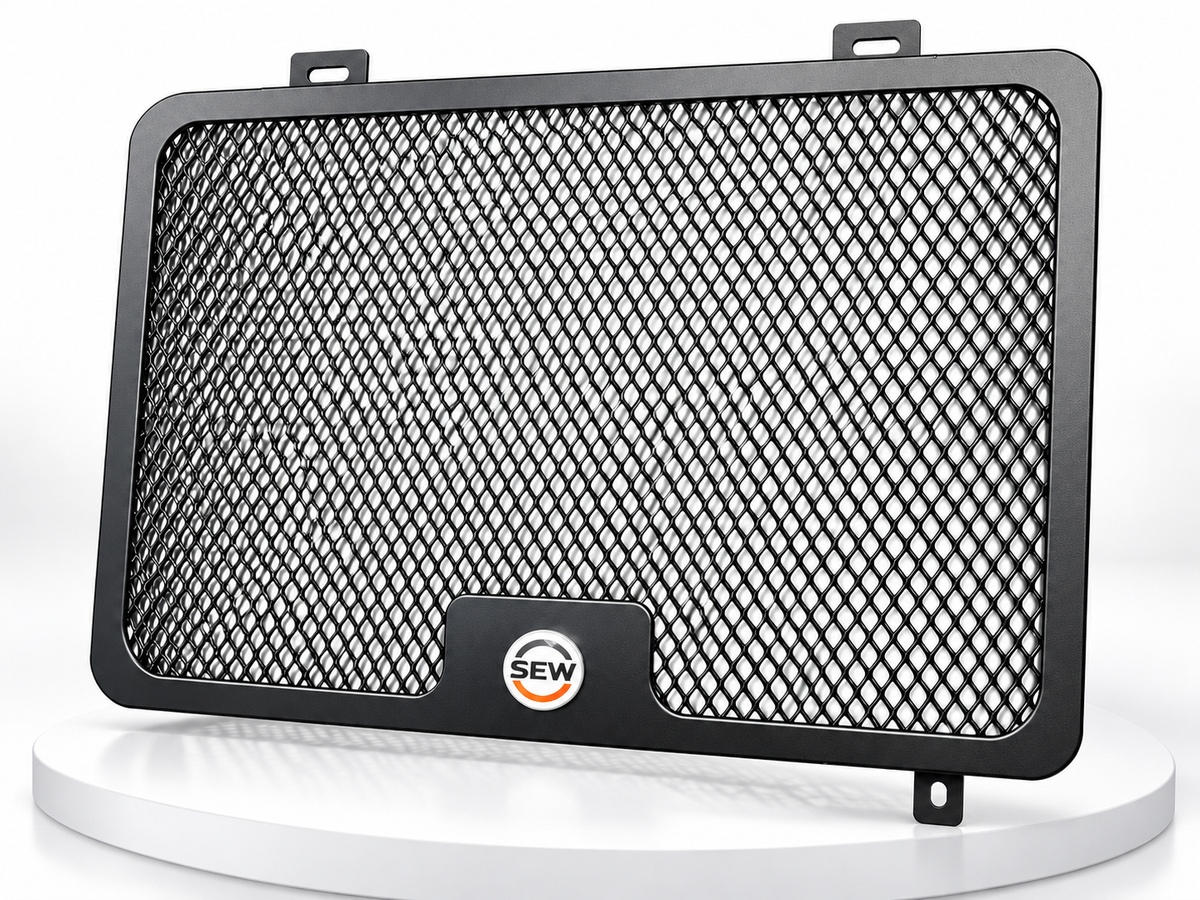 Radiator Guard Compatible with Aprilia RS 457 | Heavy-Duty Metal Mesh Protection | Premium Black Finish | Durable Radiator Protector