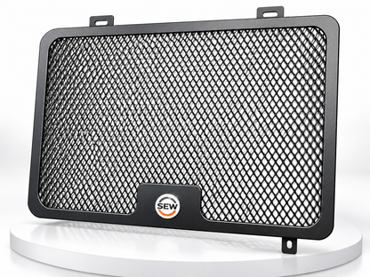 Radiator Guard Compatible with Aprilia RS 457 | Heavy-Duty Metal Mesh Protection | Premium Black Finish | Durable Radiator Protector