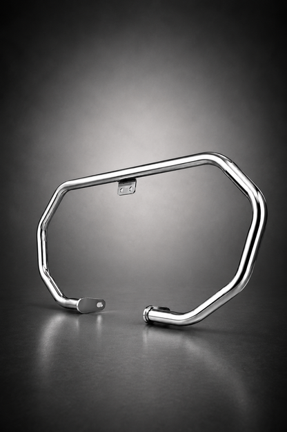 Octagone Leg Guard & Engine Guard for Royal Enfield Classic 350 (2022-2026) – Heavy Duty 1.25 Inch Crash Guard, Chrome Finish | Compatible with Heritage Premium, Heritage Classic, Signals, Dark, Classic Chrome & Redditch