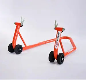 Heavy Duty Motorcycle Paddock Stand | Premium Green Finish | Strong & Durable Bike Support Stand