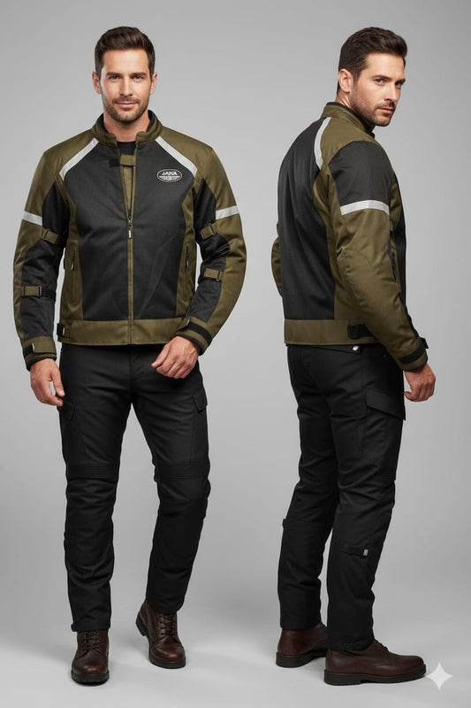 Jawa Riding Jacket for Men – Protective Motorcycle Jacket with Safety Guards