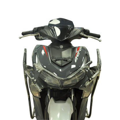 Crash Guard Buffer Bar, 360 Degree Protection, Front and Rear, Compatible with Yamaha AEROX