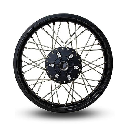 Wheel Set for Royal Enfield Classic 350/500 Thunderbird 350/500 Rear 18 Inches(Black)