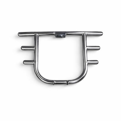 Royal Enfield Electra / Standard / Thunderbird / Classic BS3 BS4 3 Rod Straight Leg Guard | Heavy Duty Stainless Steel Crash Guard | Rust Resistant Mirror Finish | Engine & Rider Protection