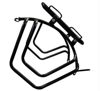 Premium Top Carrier with Saddle Stay for Compatible for (2024-26) Jawa Perak & Jawa 42 Bobber | Heavy-Duty CRC Steel | High Load Capacity | Matte Black Finish