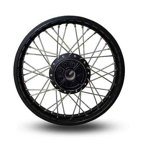 Wheel Set for Royal Enfield Classic 350/500 Thunderbird 350/500 Rear 18 Inches(Black)