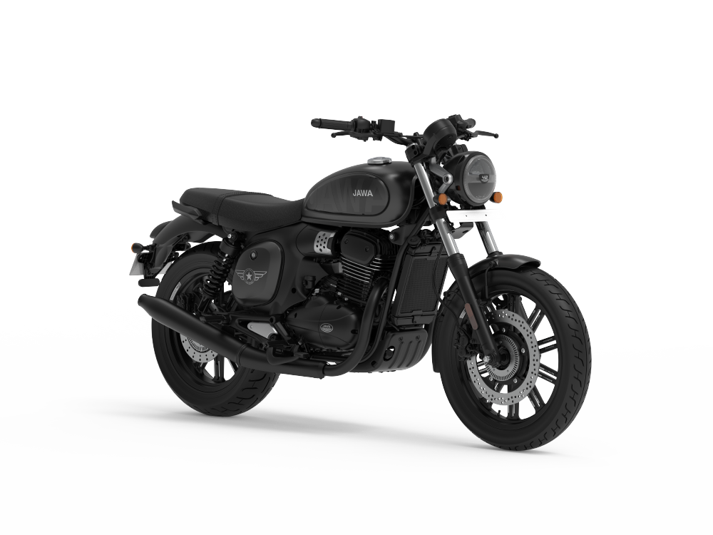 Jawa All Stars 42 FJ - All Stars Matte Black with Black Clad