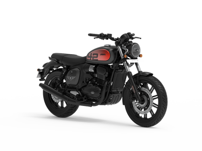 Jawa All Stars 42 FJ - All Stars Matte Black with Red Clad