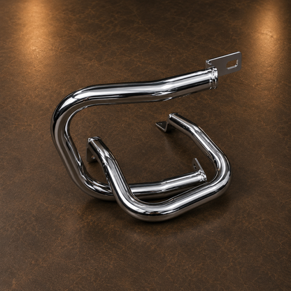 U-Type Engine Guard & Leg Guard for Jawa & Yezdi (2025-26 All Models) | Heavy Duty Crash Guard | Premium Chrome Mirror Finish | High-Strength Bike Protection