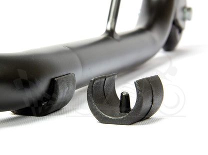 Heavy-Duty Matte Black Paddock Stand for Dirt Bikes – Compatible with KTM 390, Kawasaki KLX230 – Easy to Handle, Stable Motorcycle Maintenance Stand