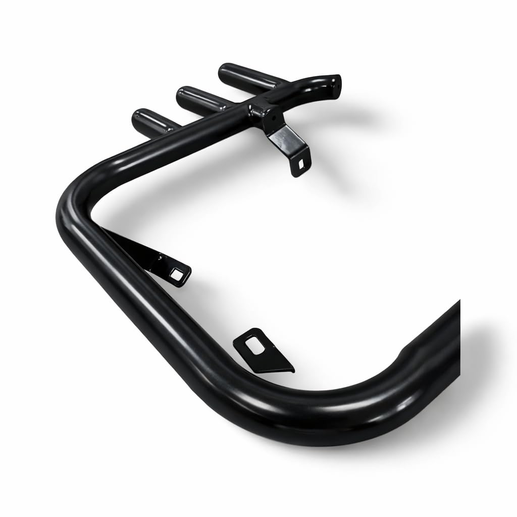 Matte Black 3-Rod Engine & Leg Guard – Compatible with Jawa (2025-26) Models (42, 42FJ, Perak, Bobber, Classic 350)