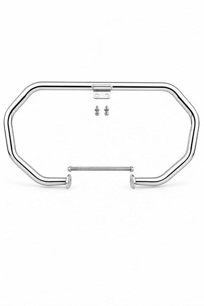 Octagone Leg Guard & Engine Guard for Royal Enfield Bullet 350 (2022-2026) | Heavy Duty 1.25 Inch Crash Guard | Mirror Finish | Compatible with Standard, Military, Black Gold & Battalion Black