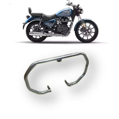 Asco Motors Leg Guard Compatible and for Royal Classic, Standard Enfield (2022-2025) & Meteor (2021-2025) 00% Stainless Steel Chrome Leg Guard for Your RE Meteor and Royal Classic.