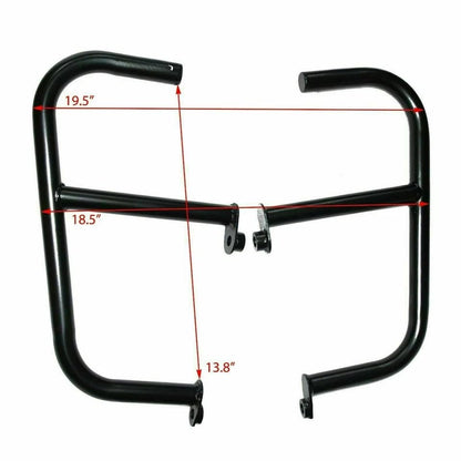 Asco Motors 1990427 Large Engine Guard, Compatible with Royal Enfield Interceptor 650 and Continental GT 650 Models.