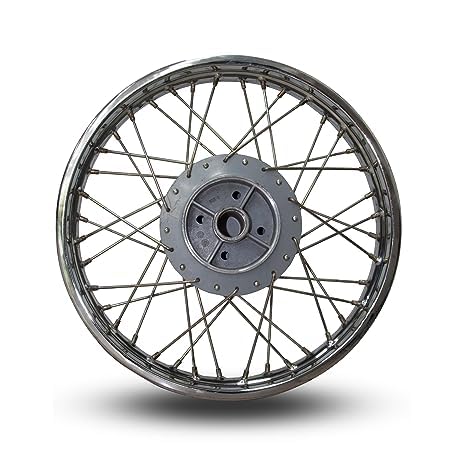 Wheel for Royal Enfield Classic 350/500 Thunderbird 350/500 Front 19 Inches (Chrome)