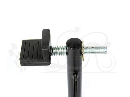 Heavy-Duty Matte Black Paddock Stand for Dirt Bikes – Compatible with KTM 390, Kawasaki KLX230 – Easy to Handle, Stable Motorcycle Maintenance Stand