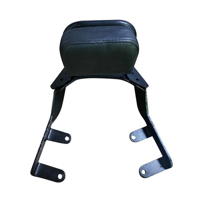 Carrier Backrest Support Pillion Black Cushion Compatible for Jawa 42