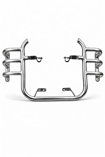 Engine Guard / Leg Guard 3 Bend (1.25 Inch) Heavy-Duty Stainless Steel – Compatible with All Jawa Models (2025–2026) | Fits 42, 42 FJ, Perak, Bobber & Classic 350 | Premium Chrome Finish Crash Guard