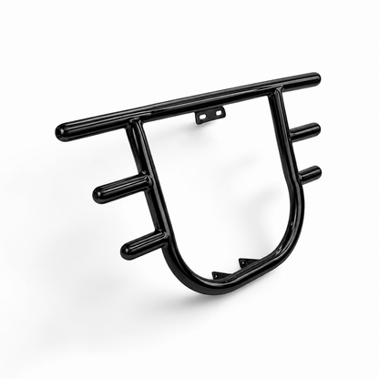 3 Rod Straight Leg Guard for Royal Enfield Electra, Standard, Thunderbird & Classic BS3 BS4 | Heavy Duty Crash Guard | Matte Black Powder Coated Finish | Engine & Rider Protection