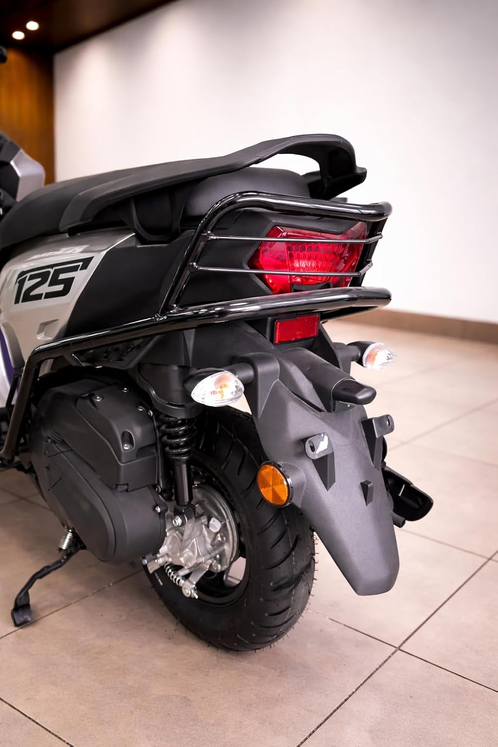 RayZR 125 Crash Guard | Heavy Duty Leg Guard | Engine Guard for RayZR Hybrid BS6 | Strong Metal Build | Scooter Protection Accessories