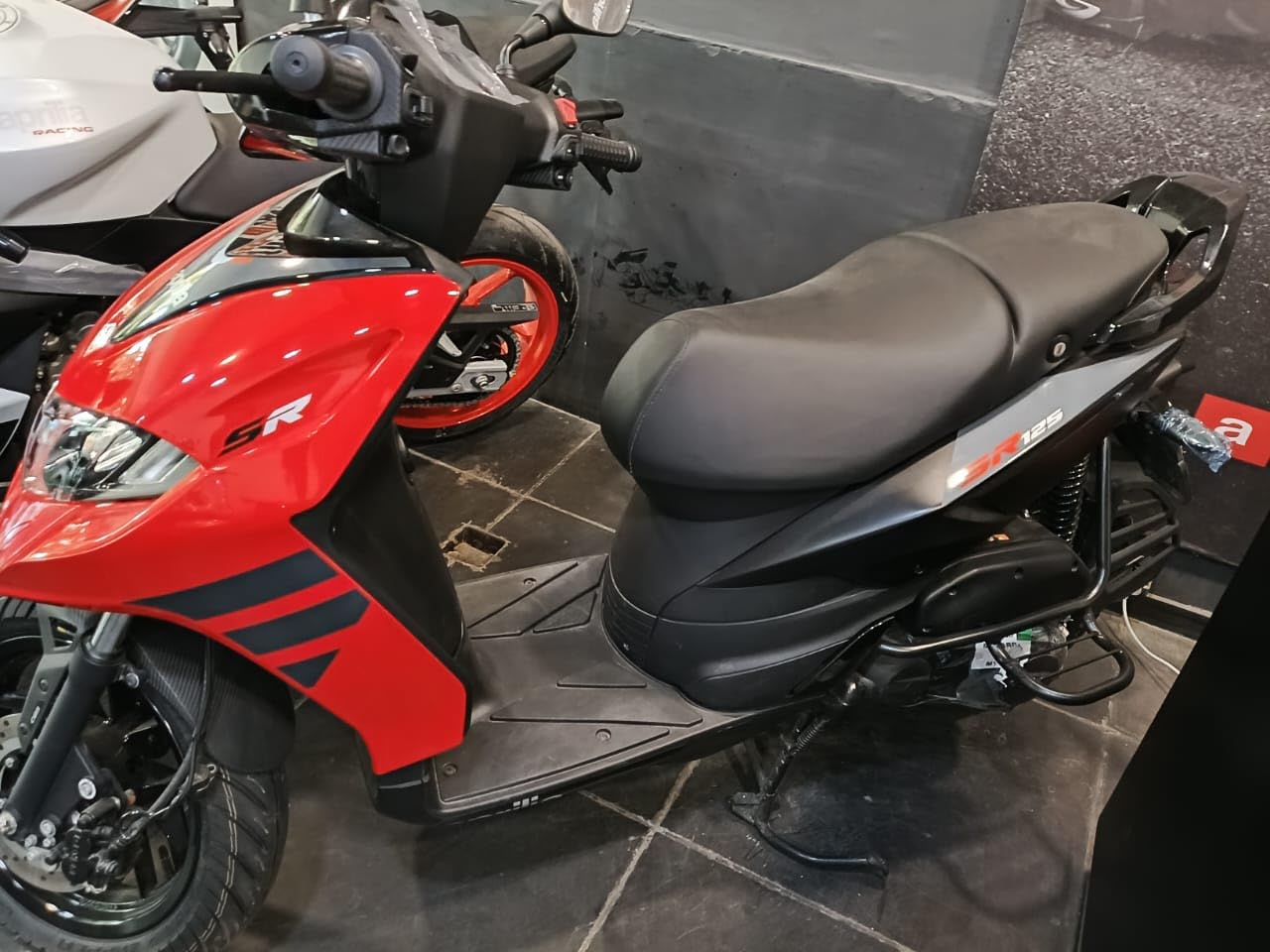 125 SR Scooter Side Protection Kit – Heavy Metal Construction, Matte Black Finish – Guards Air Filter Cover & Clutch Area