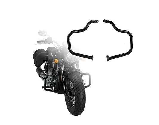 Asco Motors Indian Motorcycle Rear Highway Crash Bar for Indian Scout Bobber Classic Engine Guard Crash Bar Kit Compatible with Indian Scout,Scout+Sixty,Scout+Bobber 2025 Replac 2890252-266 Black
