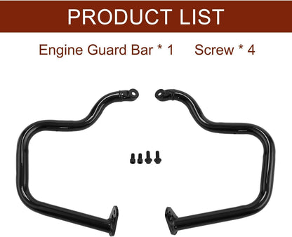 Asco Motors Indian Motorcycle Rear Highway Crash Bar for Indian Scout Bobber Classic Engine Guard Crash Bar Kit Compatible with Indian Scout,Scout+Sixty,Scout+Bobber 2025 Replac 2890252-266 Black