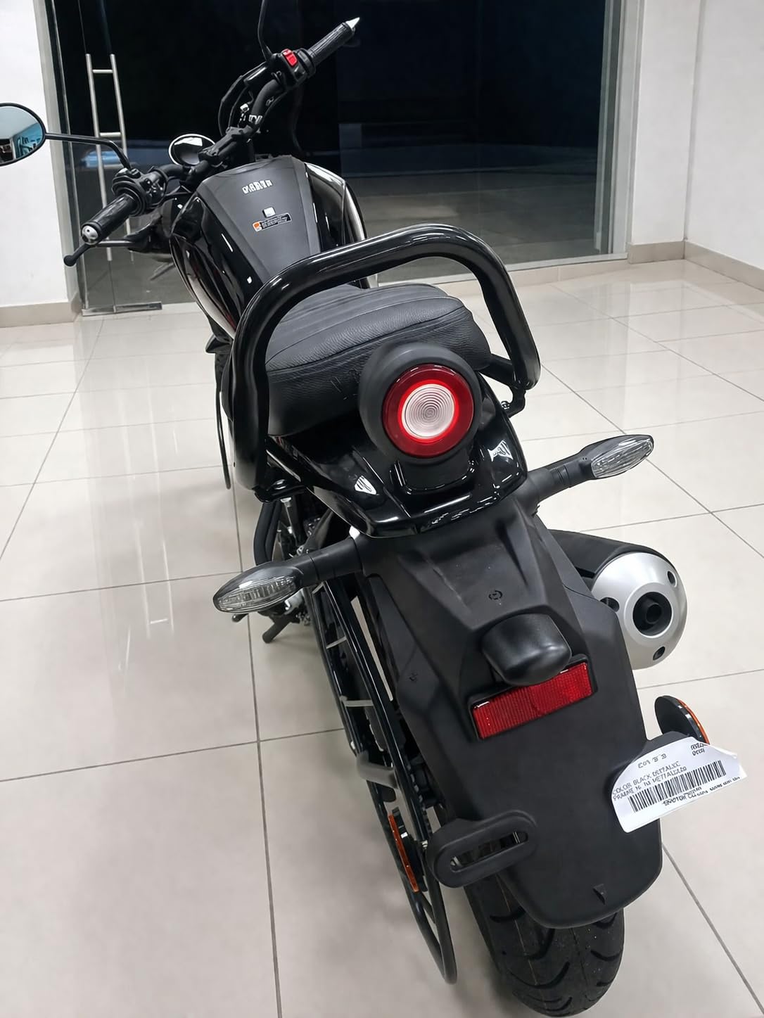 XSR 155 Backrest | Heavy Duty Pillion Backrest | Rear Back Support for XSR 155 | Strong Metal Build | Bike Comfort Accessories
