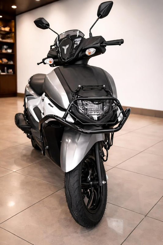RayZR 125 Crash Guard | Heavy Duty Leg Guard | Engine Guard for RayZR Hybrid BS6 | Strong Metal Build | Scooter Protection Accessories