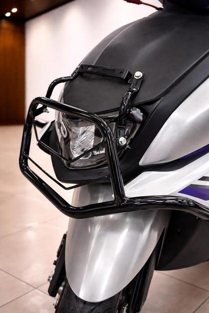 RayZR 125 Crash Guard | Heavy Duty Leg Guard | Engine Guard for RayZR Hybrid BS6 | Strong Metal Build | Scooter Protection Accessories