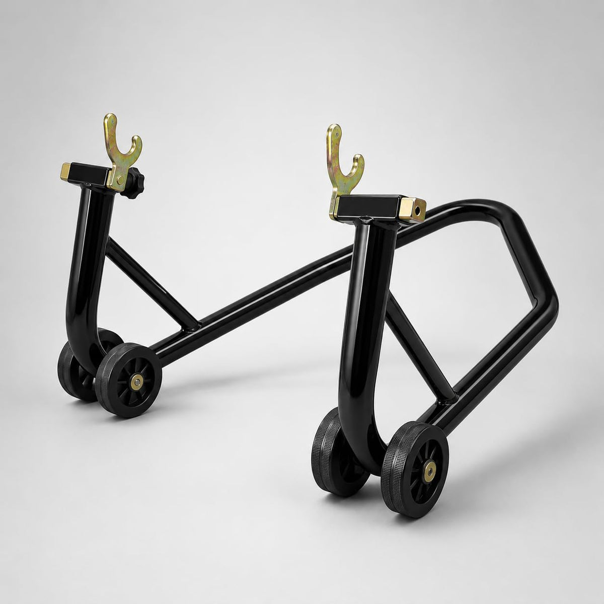 Universal Rear Paddock Stand for Bikes | Heavy Duty Motorcycle Racing Stand | Premium Black Powder Coated Compatible with Triumph, Kawasaki, Yamaha, Honda, KTM & Suzuki