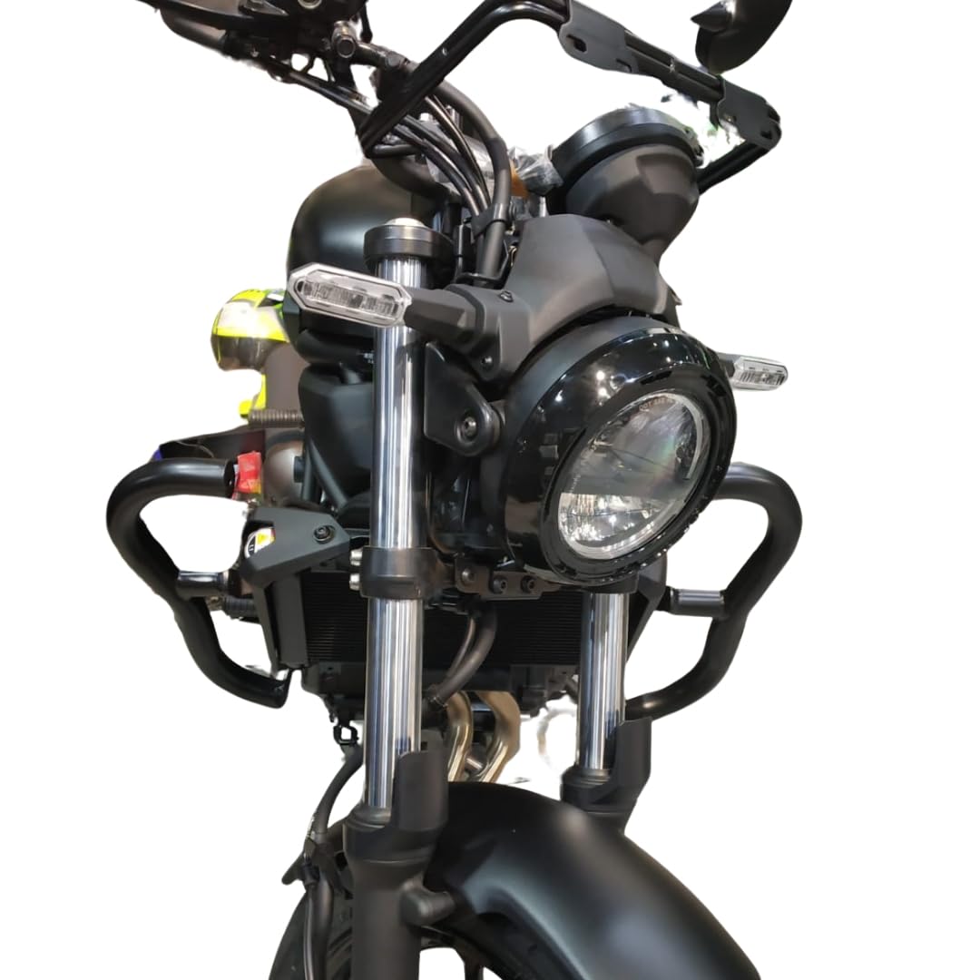 Asco Crush Guard – Stainless Steel Motorcycle Crash Guard Compatible with Kawasaki Eliminator