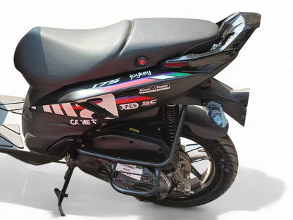 125 SR Scooter Side Protection Kit – Heavy Metal Construction, Matte Black Finish – Guards Air Filter Cover & Clutch Area