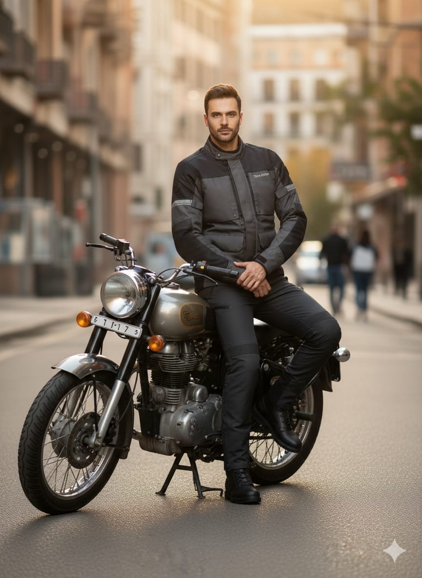 Royal Enfield Riding Jacket for Men – Lightweight Protective Motorcycle Jacket