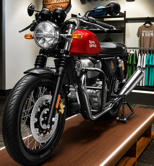 Bear 650 / Interceptor 650 / Continental GT 650 1.25 inch Heavy Engine Guard Crash Guard | Heavy Duty Construction | Premium Matte Black Powder Coated Finish | Direct Fit Leg Guard